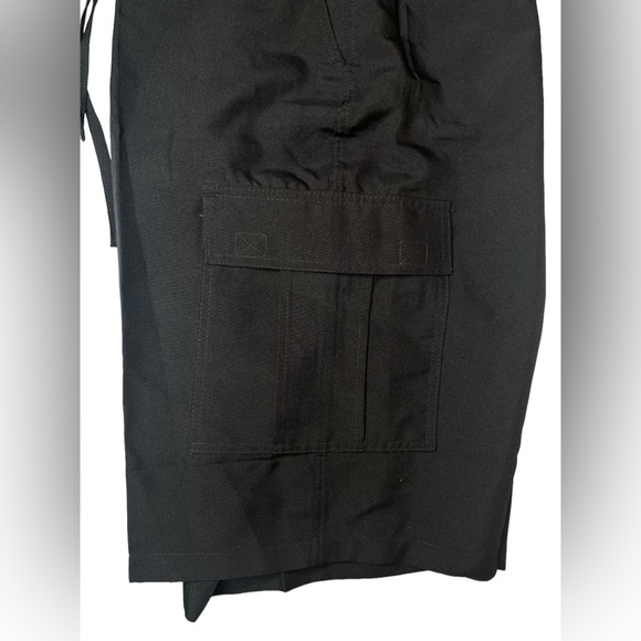 True Rock Men's Cargo Style Drawstring Shorts Black Size 42 - Picture 4 of 15